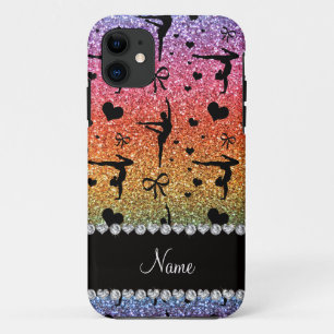 Capa Para iPhone 11 Ginástica conhecida personalizada do brilho do