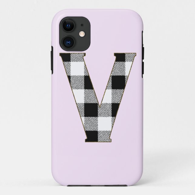 Capa Para iPhone 11 Gingham Check V (Verso)