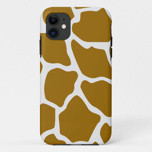 Capa Para iPhone 11 Girafa animal do impressão (Verso)