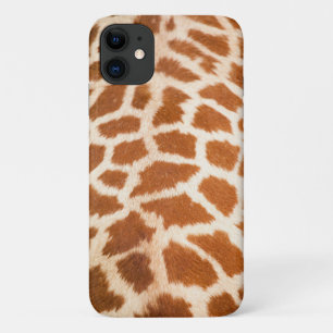 Capa Para iPhone 11 Giraffe Skin Texture Brown Patterno