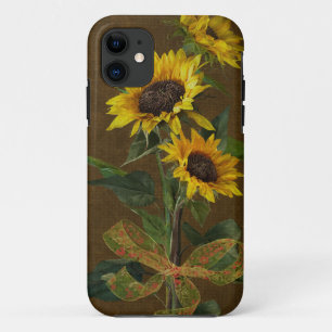 Capa Para iPhone 11 Girassóis Entortados
