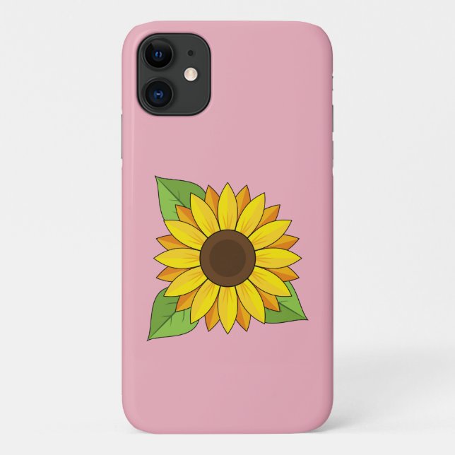 Capa Para iPhone 11 Girassol (Verso)