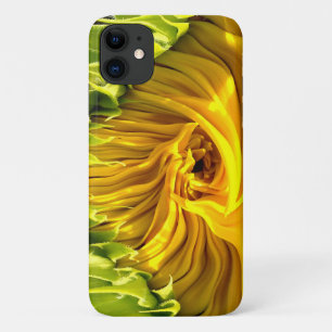Capa Para iPhone 11 girassol amarelo abstrato trippy