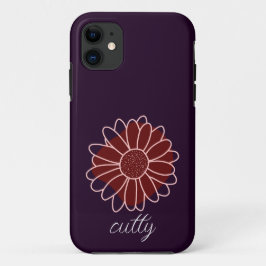 Capa Para iPhone 11 Girassol Russo Contemporâneo