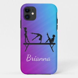 Capa Para iPhone 11 Girls Gymnastics Beam Personalizado