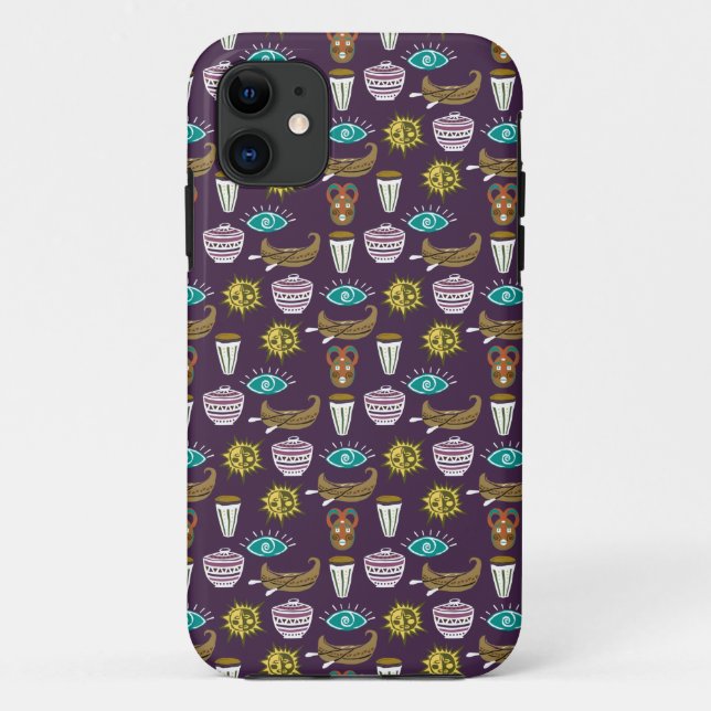 Capa Para iPhone 11 Girly Floral Pattern (Verso)