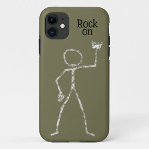 Capa Para iPhone 11 Giz de banda Rock On Stickman
