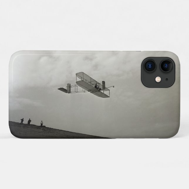 Capa Para iPhone 11 Glider Test Flight Aviation Wright Brothers (Verso (horizontal))