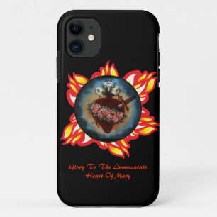 Capa Para iPhone 11 Glória ao coração imaculado de Mary
