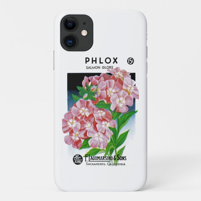Capa Para iPhone 11 Glória do Phlox Salmon (Verso)