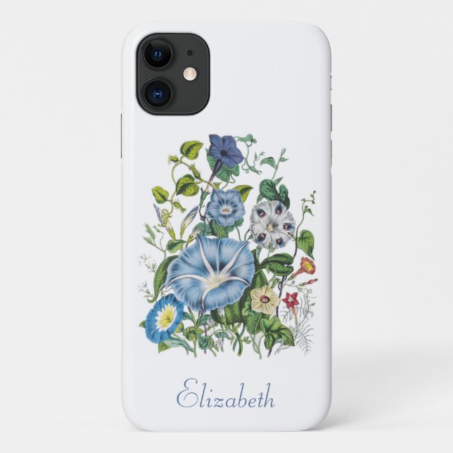 Capa Para iPhone 11 Glórias de Manhã Personalizadas (Verso)