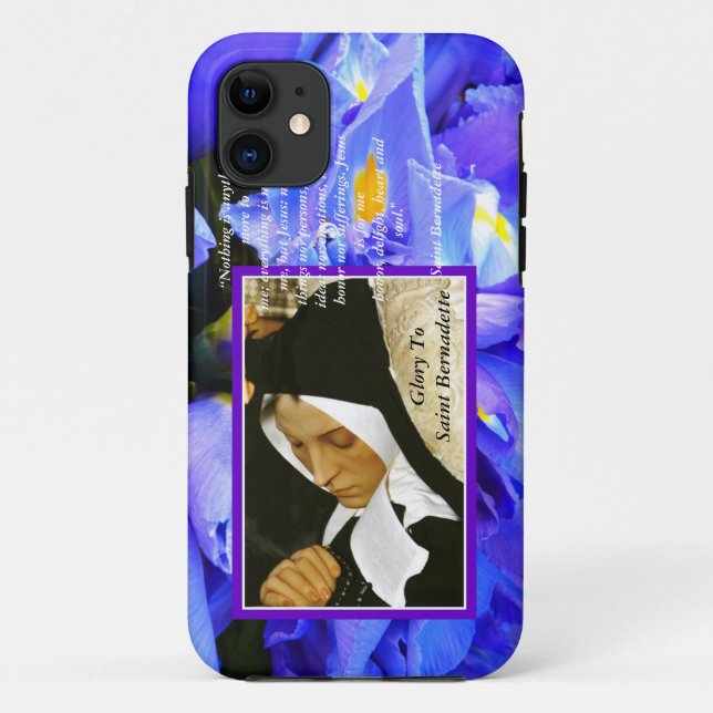Capa Para iPhone 11 Glory To Santo Bernadette (Verso)
