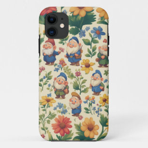 Capa Para iPhone 11 Gnomo a floresce design