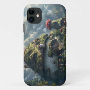Capa Para iPhone 11 Gnomo bonito, cogumelo