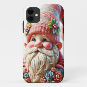Capa Para iPhone 11 Gnomo florido