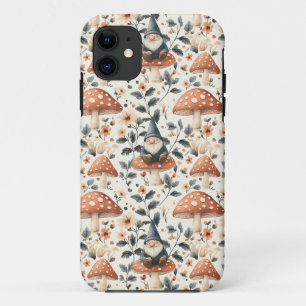 Capa Para iPhone 11 Gnomo Whimy & Mushroom Encantando Woodland