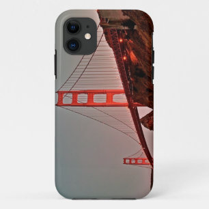 Capa Para iPhone 11 Golden gate bridge em Sun para baixo