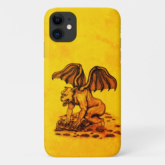 Capa Para iPhone 11 Golem Gargoyle (Verso)