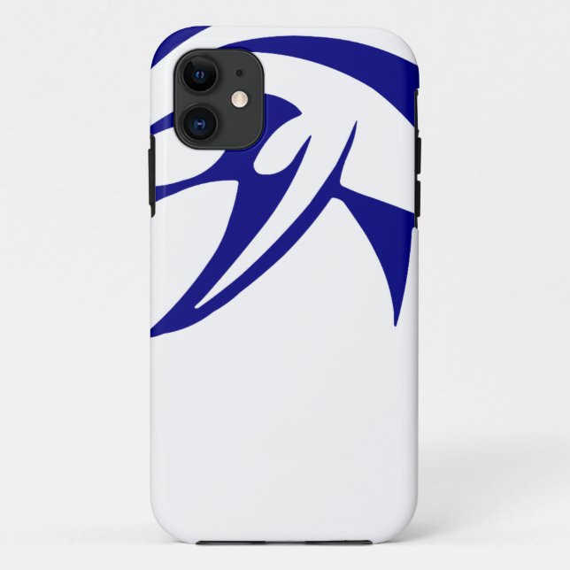 Capa Para iPhone 11 Golfinho Azul (Verso)