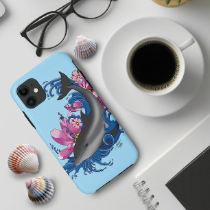 Capa Para iPhone 11 Golfinhos e flores de cereja