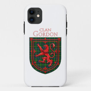 Capa Para iPhone 11 Gordon Tartan Scottish Xadrez Lion Rampant