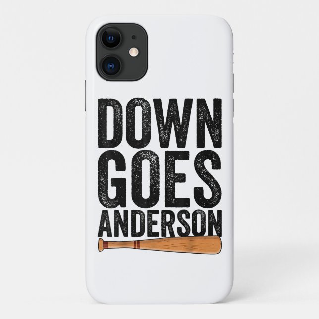 CAPA PARA iPhone 11 GOSTA ANDERSON FUNNY PRESENTE BASEBALL ANDERSON (Verso)