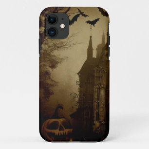 Capa Para iPhone 11 Gótico/Halloween/queda/abóbora