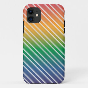 Capa Para iPhone 11 Gradient Stripes - Frutado Arco-Íris