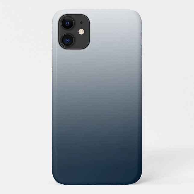 Capa Para iPhone 11 Gradiente azul (Verso)