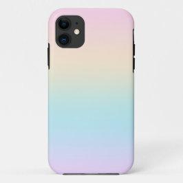 Capa Para iPhone 11 Gradiente de cor do Pastel