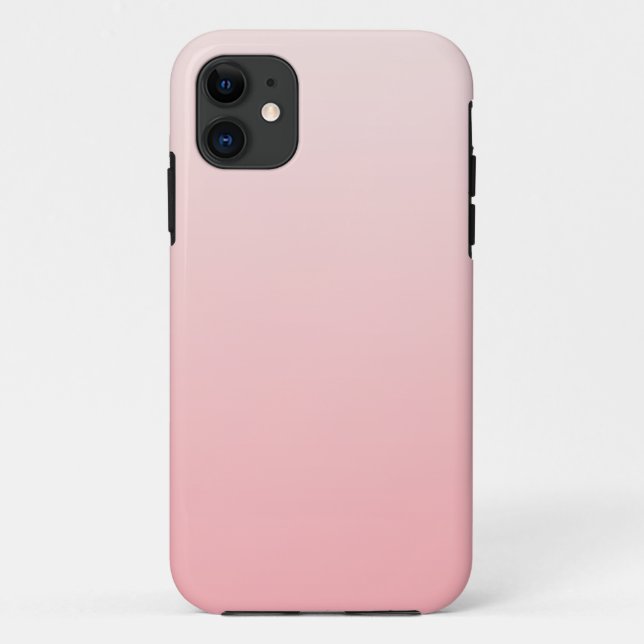 Capa Para iPhone 11 Gradiente rosa suave (Verso)