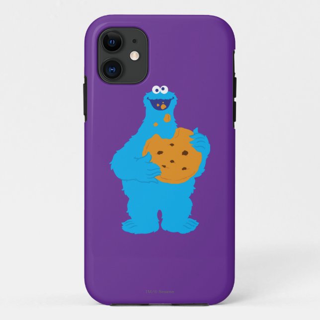 Capa Para iPhone 11 Gráfico de Monstro de Cookies (Verso)