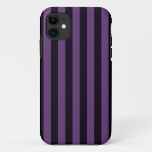 Capa Para iPhone 11 Gráfico de Stripes de Mauve Roxo