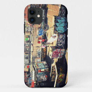 Capa Para iPhone 11 Grafites do telhado em Chinatown