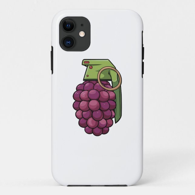 Capa Para iPhone 11 Granada de uvas (Verso)