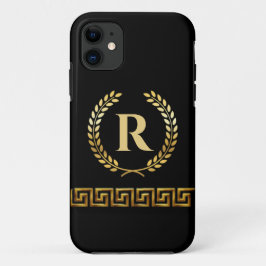 Capa Para iPhone 11 Grego Personalizado Inicial