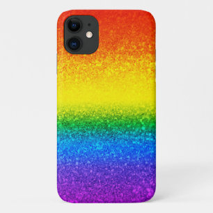 Capa Para iPhone 11 Grelha LGBT Glitter Strikles