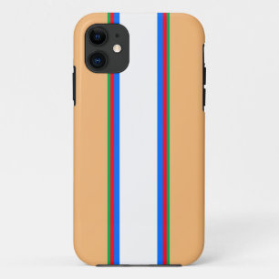 Capa Para iPhone 11 Grelhas Cinzentas Vermelhas Vermelhos Verdes Verde