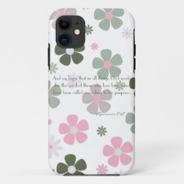 Capa Para iPhone 11 Groovy Elegância Graciosa: Estojo Cristão Pastel