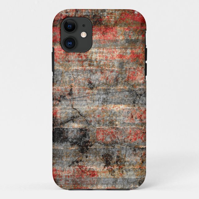 Capa Para iPhone 11 Grunge Brick Wall 4 (Verso)