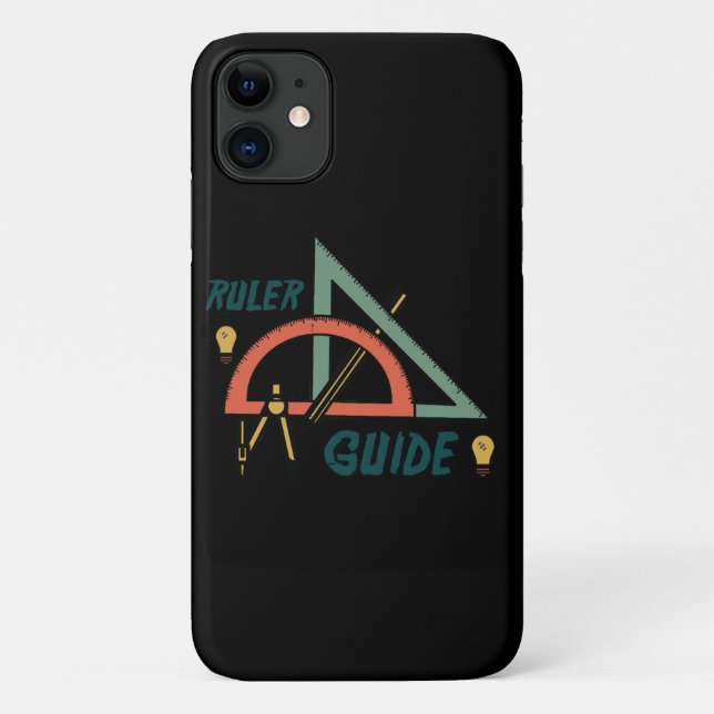 Capa Para iPhone 11 Guia da Régua, Segundo grau (Verso)