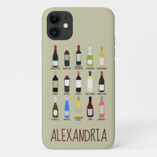 Capa Para iPhone 11 Guia de identificação da viticultura personalizada