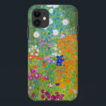 Capa Para iPhone 11 Gustav Klimt Bauerngarten Fllower Garden Fine Art<br><div class="desc">Gustav Klimt Bauerngarten Capa de telefone de artes plásticas</div>