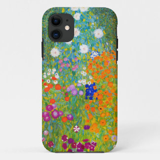 Capa Para iPhone 11 Gustav Klimt Bauerngarten Fllower Garden Fine Art