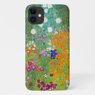 Capa Para iPhone 11 Gustav Klimt Bauerngarten Jardim de Belas Artes