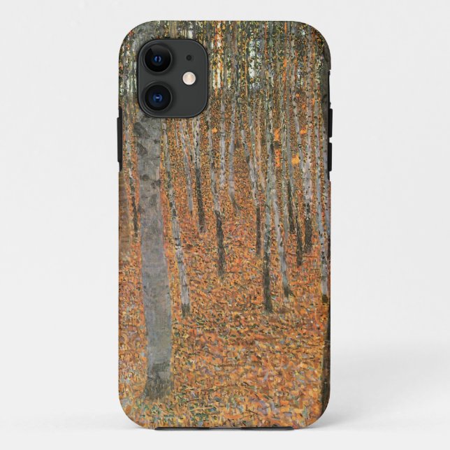 Capa Para iPhone 11 Gustav Klimt Beech Grove (Verso)