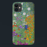 Capa Para iPhone 11 Gustav Klimt Flower Garden Vintage Art Nouveau<br><div class="desc">Gustav Klimt Flower Garden Vintage Art Nouveau Pintura De Belas Artes 1907</div>