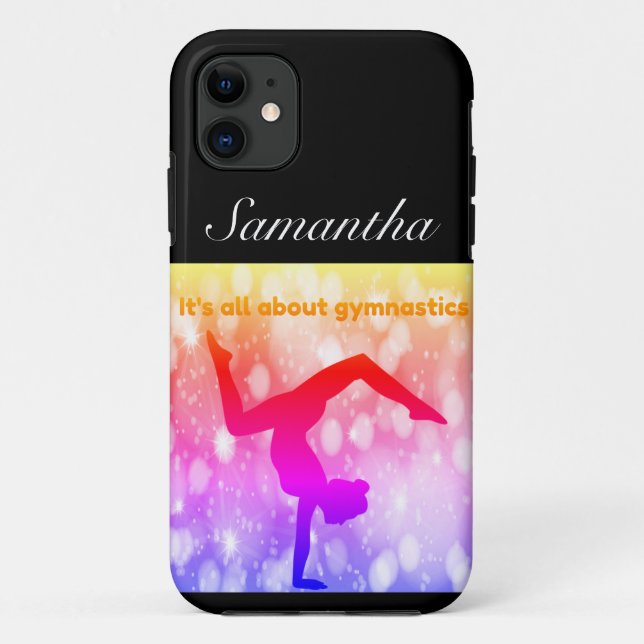 Capa Para iPhone 11 Gymnastics Apple iPhone 11 / iPad case (Verso)