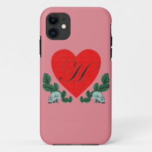 Capa Para iPhone 11 H num coração