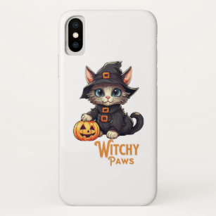 Capa Para iPhone Da Case-Mate Halloween Cat Witchy Paws